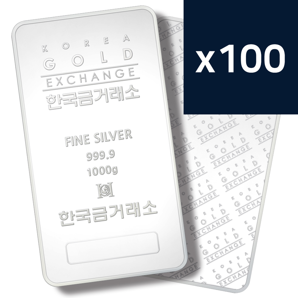 한국금거래소 실버바 1000g * 100ea